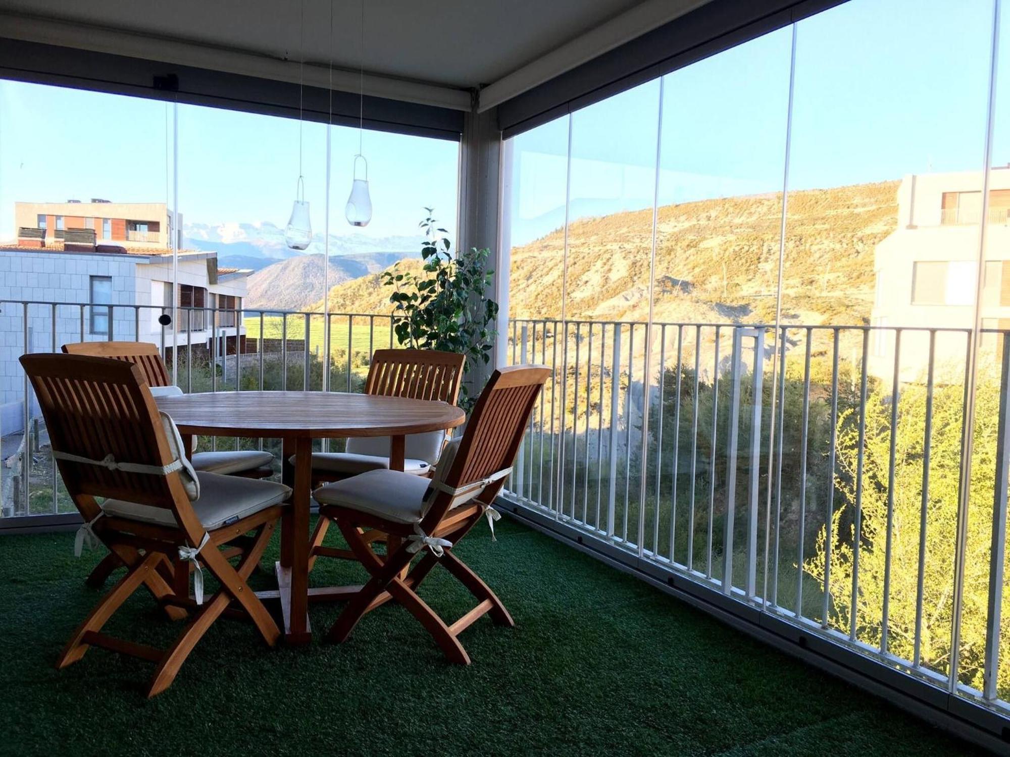 Sabiñánigo Coqueto Apto Con Vistas En Las Margas Golf N001 מראה חיצוני תמונה